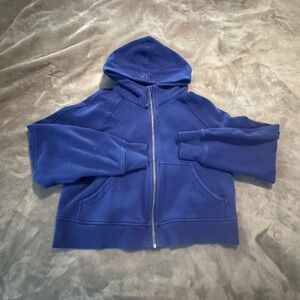 Lululemon Scuba Cropped Full Zip Hoodie